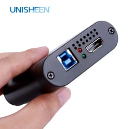 UNISHEEN Hot-Sale Easy VIDEO CAPTURE Box UC3200HS FPGA Grabber Dongle Game Live Stream Broadcast 1080P USB3.0 60FPS SDI HDMI