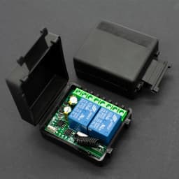 RF 433Mhz Remote Control Wireless Switch DC 12V 24V 10A 2CH Relay Receiver Mini Transmitter For Door Electromagnetic Lock DIY
