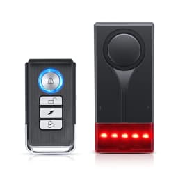 Extractme 110dB Anti-Theft Alarm Wireless Vibration Alarm with Remote Control Door and Window Alarm Car Alarm Security System