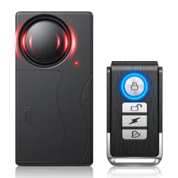 Extractme 110dB Anti-Theft Alarm Wireless Vibration Alarm with Remote Control Door and Window Alarm Car Alarm Security System