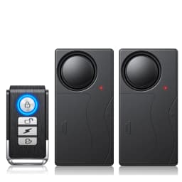 Extractme 110dB Anti-Theft Alarm Wireless Vibration Alarm with Remote Control Door and Window Alarm Car Alarm Security System