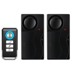Extractme 110dB Anti-Theft Alarm Wireless Vibration Alarm with Remote Control Door and Window Alarm Car Alarm Security System