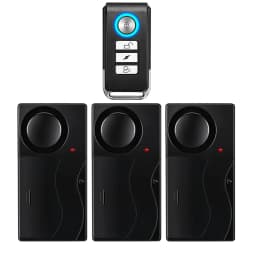 Extractme 110dB Anti-Theft Alarm Wireless Vibration Alarm with Remote Control Door and Window Alarm Car Alarm Security System
