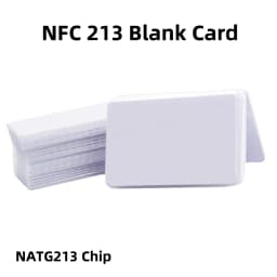 10/50pcs NFC Ntag216 Ntag215 Ntag213 White Card TAG ISO14443A RFID Cards Ntag 213 Chip for All NFC Enabled Phones