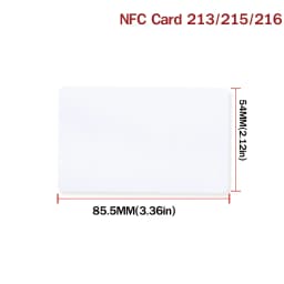10/50pcs NFC Ntag216 Ntag215 Ntag213 White Card TAG ISO14443A RFID Cards Ntag 213 Chip for All NFC Enabled Phones