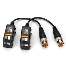 (4Pairs) HD CCTV Video Balun 5MP/8MP via Twisted Pairs Network Video Transmitter for Security Camera System