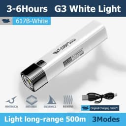 USB Rechargeable Super Bright LED Flashlight 18650Battery Led Torch for Night Riding Camping Hunting Outdoor Waterpr Flash Light