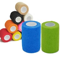1/6roll 2.5/5/7.5/10cm*4.6m Non Woven Elastic Self Adhesive Bandage Cohesive Bandage for Sports Fixing Finger Wrist Leg