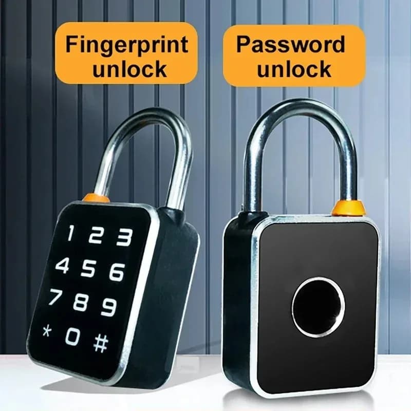 Smart Fingerprint Padlock Keyless Security Password Locker Anti-Theft TTLOCK/Tuya APP Controls Biometric Thumbprint Door Lock