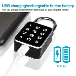 Smart Fingerprint Padlock Keyless Security Password Locker Anti-Theft TTLOCK/Tuya APP Controls Biometric Thumbprint Door Lock