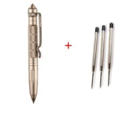 1/4/8pcs ZK20 Landing Ship Defense Tactical Pen High Quality Aluminum Anti Slip Self Defense Pen Steel Glass Crusher Tool Kit