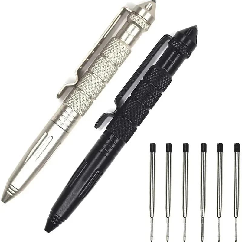 1/4/8pcs ZK20 Landing Ship Defense Tactical Pen High Quality Aluminum Anti Slip Self Defense Pen Steel Glass Crusher Tool Kit