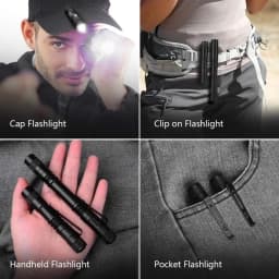 Mini Portable LED Pen Light Flashlight Powered By AAA Battery Torch With Pen Clip Outdoor Camping Emergency Lighting Flashlight