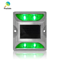 Solar Powered Aluminum Road Stud IP68 Waterproof Raised Pavement Marker Cat Eye Road Studs