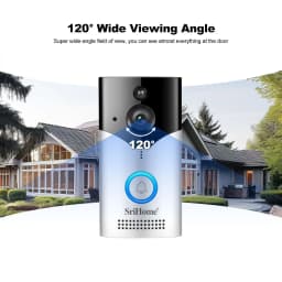 Srihome 4MP WIFI Video Intercom System Doorbell Camera Security Video Intercom Video Doorbell Phone Rainproof IR Night Vision