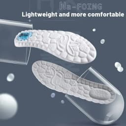 Thick Sports Insoles Both Men and Women Fully Padded with Anti Odor Sweat Absorbing Breathable High Elasticity for Long Standing