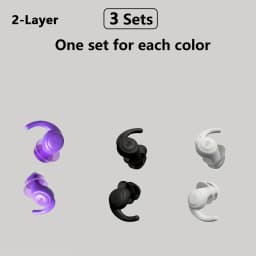 1 Pair Soft Silicone Earplugs Noise Cancelling Reusable Anti-noise Earplug For Concerts Sleep Swimm Waterproof Ear Plugs