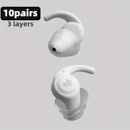 1 Pair Soft Silicone Earplugs Noise Cancelling Reusable Anti-noise Earplug For Concerts Sleep Swimm Waterproof Ear Plugs