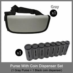 Multi Pocket Waist Bag Wallet With Euro Coin Dispenser Waiter Purse Coin Organizer For Waitress Server Cashier Change