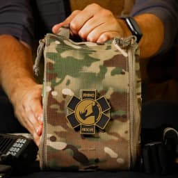 Rhino Rescue Tactical IFAK First Aid Kit with Molle System Survival Pouch for Camping Hiking Fishing Outdoor Trauma Care