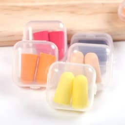 1PCS Earplugs Noise Reduction Sleep Anti Canceling Music Sound Insulation Earplug Protection Foam Sleeping Reusable Ear Plugs