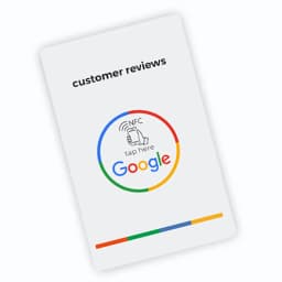 High Quality NFC Google Reviews NFC Card in German Dutch French Spanish English Polish Writing