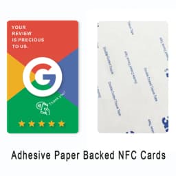 Google Review French Germany Italian English Language NFC Card Simple with Google Review Waterproof Durable