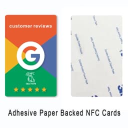 Google Review French Germany Italian English Language NFC Card Simple with Google Review Waterproof Durable