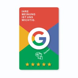 Google Review French Germany Italian English Language NFC Card Simple with Google Review Waterproof Durable