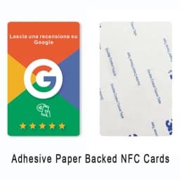 Google Review French Germany Italian English Language NFC Card Simple with Google Review Waterproof Durable