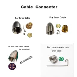 Accessories for Pipe Inspection Camera Drain Sewer Pipeline Industrial Endoscope PCB Gasket and Connector for Cable,TIMUKJ