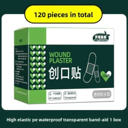 Cute 120pcs/set Cartoon Round Band Aid for Children Kids Skin Vaccine Injection Hole Patch Wound Plaster Kawaii Adhesive Bandage