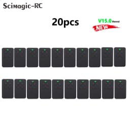 20pcs Garage Command Gate Control Transmitter 433mhz 868MHz Remote Control Replicator 287-900mhz Copy Multi Brand Garage Door