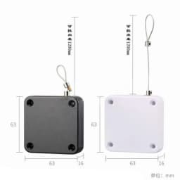 Automatic Door Closer Door Puller Wire Rope Retractable Anti-theft Punch-free Recovery Coil Anti-theft Cable Box Bracket Closure