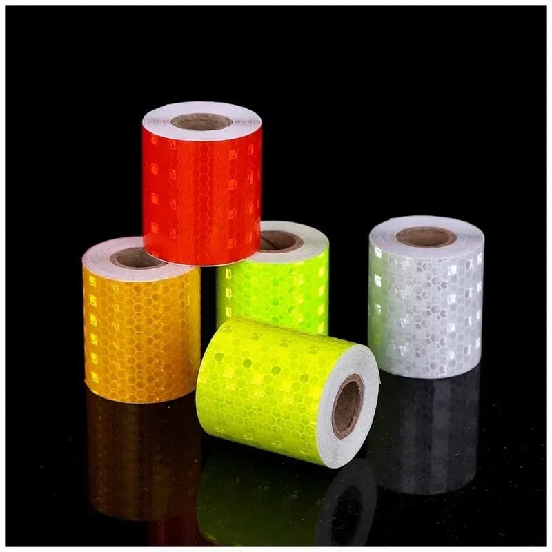6 Colors Reflective Strip 5cm X 3m Reflective Car Sticker Tape Car Truck Trailer Safety Accessories