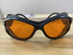 LSG-9 190-490nm OD6+ CE For 405nm 445nm 450nm 473nm violet and blue laser safety glasses VLT 50% With Case and Cloth