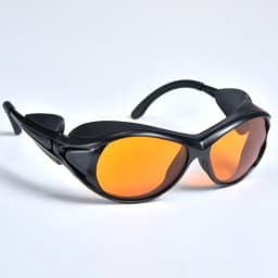 LSG-9 190-490nm OD6+ CE For 405nm 445nm 450nm 473nm violet and blue laser safety glasses VLT 50% With Case and Cloth