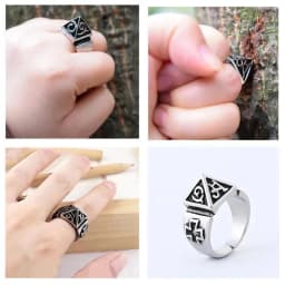 Self Defense Ring Personal Security Protection Equipment For Travel Outdoor Survival Women Men Universal Titanium Steel