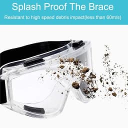 Safety Goggle Anti Fog Anti Splash Dust Proof Work Lab Eyewear Eye Protection Industrial Research Safety Glasses Clear Lens