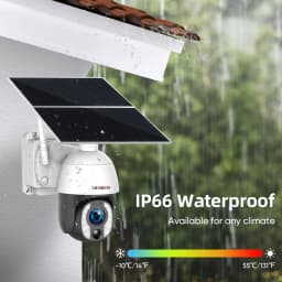 LS VISION 24-hours Video Solar Camera 4G 20X Zoom 20W Panel Outdoor Wifi Surveillance PTZ Camera ,Built-in 30000mAh Batteries