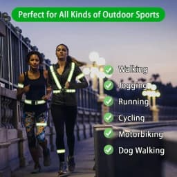 Car Clothing for Safety Traffic Safety Vest Outdoor for Running Cycling Sports Vest Night Running Leisure Sports Vest