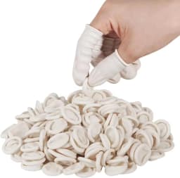 70-600pcs Disposable Fingertips Protector Gloves Natural Rubber Non-slip Anti-static Finger Cot For Beauty Clean Massage Tool