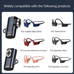 USB C/For iOS To Magnetic Adapter Charger Adapter Charging Cable Adapter for AfterShokz OpenRun Air/Pro/Aeropex AS800 S803