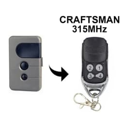Sears Craftsman 315 139.53753 Garage Door Remote Control 315MHz Gate Keychain PURPLE Learn Button
