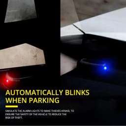Solar Powered Car Fake Security Light Super Bright Simulated Dummy Alarm Wireless Warning Anti-Theft Caution Lamp Flashing