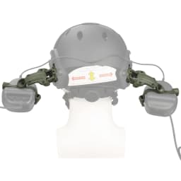 Free-Angle Tactical Headset Rail Mount for Headset Adapter on M-Lok, Fast ACH Helmet Arc Rail Adapter
