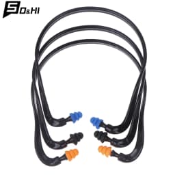 1PC Sleeping Working Noise Reduction Ear Plugs Soft Silicone Head-mounted Earplugs Protector Anti-Noise Earmuff