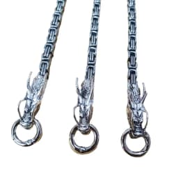 104CM Self-Defense Bracelet Stainless Steel Dragon Personal Security Protection Equipment Removable Outdoor EDC Tool
