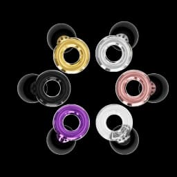 HUAK Reusable High-Fidelity Ear Plugs - 8 Ear Tips in XS/S/M/L - Concerts & Festivals, Live Events, Musicians, DJs