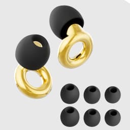HUAK Reusable High-Fidelity Ear Plugs - 8 Ear Tips in XS/S/M/L - Concerts & Festivals, Live Events, Musicians, DJs